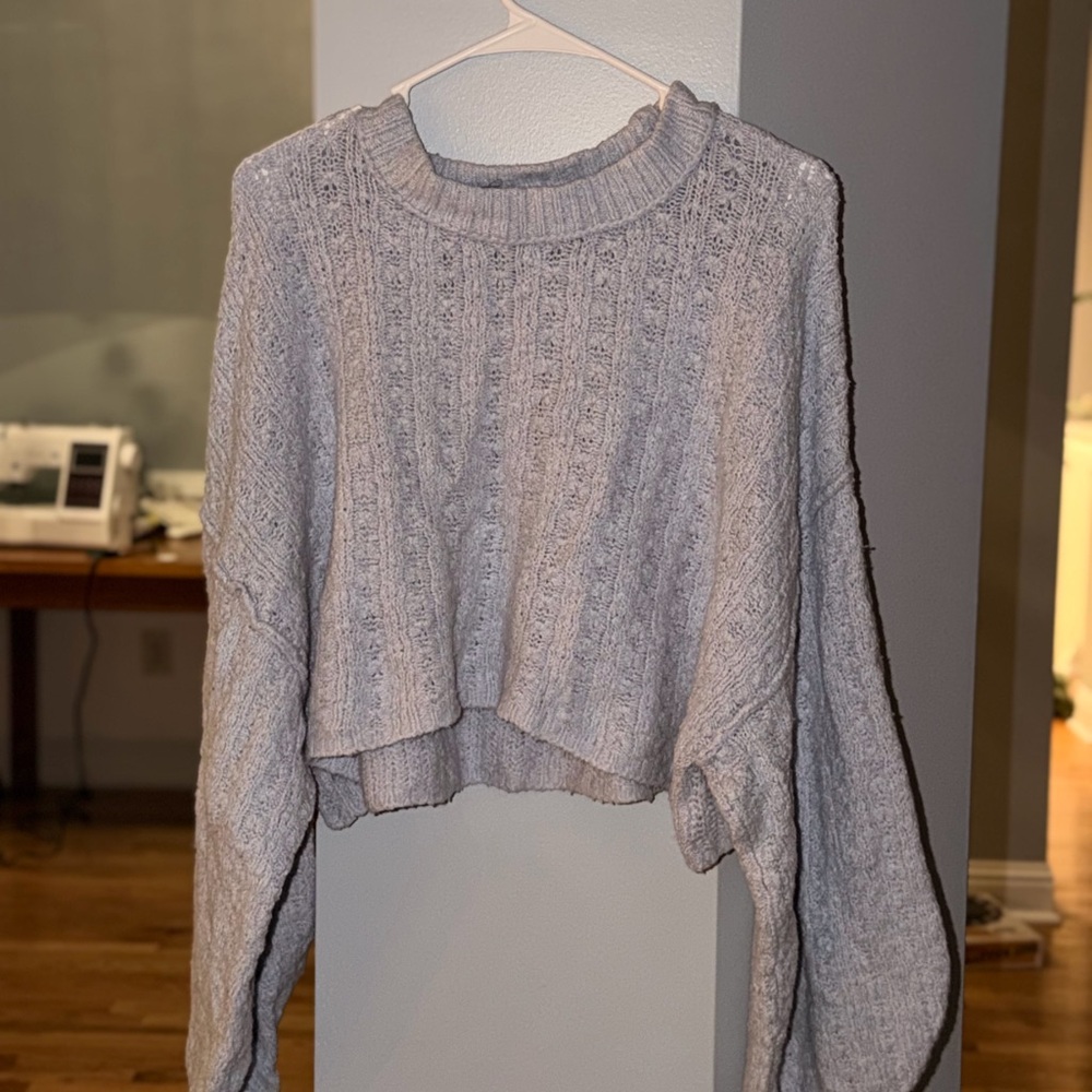 Urban Outfitters Light Blue Knit Sweater